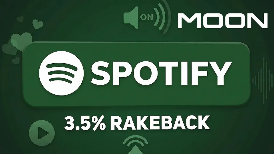 Moon Promo Code SPOTIFY guarantees the best welcome bonus on Moon